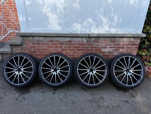 Prachtige originele 20 inch breedset AMG velgen E-klasse, Auto-onderdelen, Banden en Velgen, Velg(en), 20 inch, Ophalen