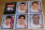 6 Panini stickers: voetbalclub Olympique Lyonnais (2007-2008, Comme neuf, Affiche, Image ou Autocollant, Enlèvement ou Envoi