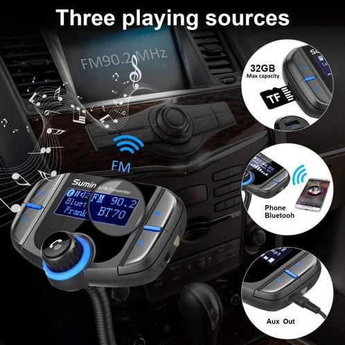 Transmetteur FM musique et appels, Auto diversen, Auto-accessoires, Nieuw, Ophalen of Verzenden