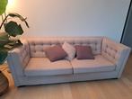 Beige Zetel, Huis en Inrichting, Ophalen, Gebruikt, Driepersoons, 75 tot 100 cm
