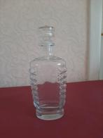 Vintage glazen karaf met stop – art deco stijl, Antiek en Kunst, Ophalen of Verzenden