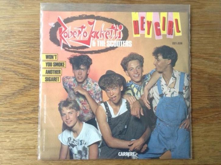 single roberto jacketti & the scooters, Cd's en Dvd's, Vinyl Singles, Single, Pop, 7 inch, Ophalen of Verzenden