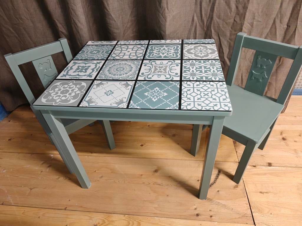 Kindermeubel setje met 2 stoelen, Ophalen, Stoel(en)