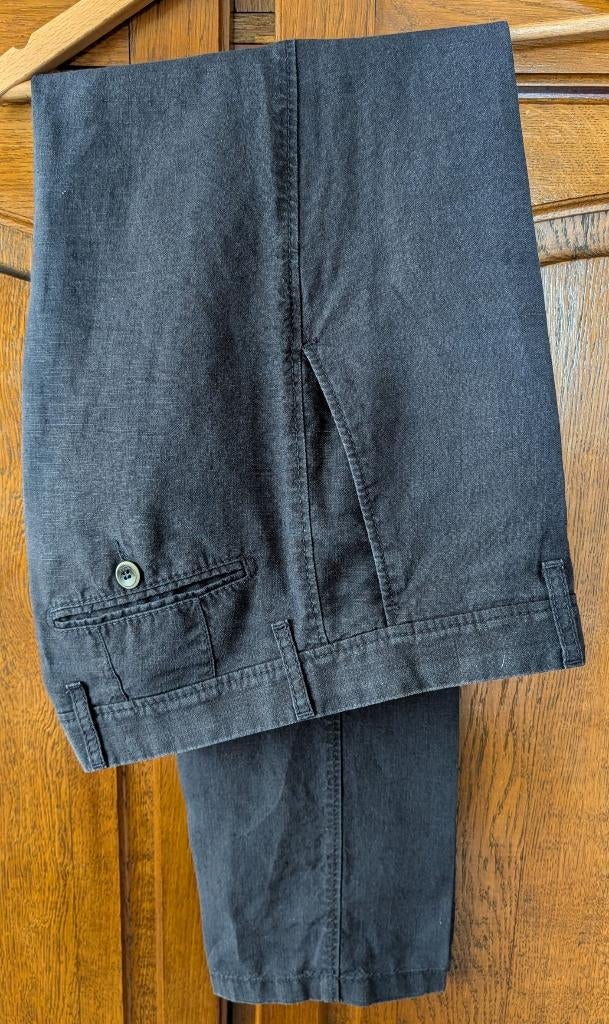 zomer herenbroek uit linnen van het merk Brax, Ophalen, Brax, Gedragen, Maat 48/50 (M)