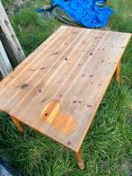 Houten tafel - gebruikt, Huis en Inrichting, Tafels | Eettafels, Ophalen, Gebruikt, 100 tot 150 cm, 50 tot 100 cm