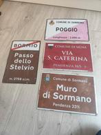 Italië 
Metalen borden 30x20cm. In set of per stuk, Nieuw