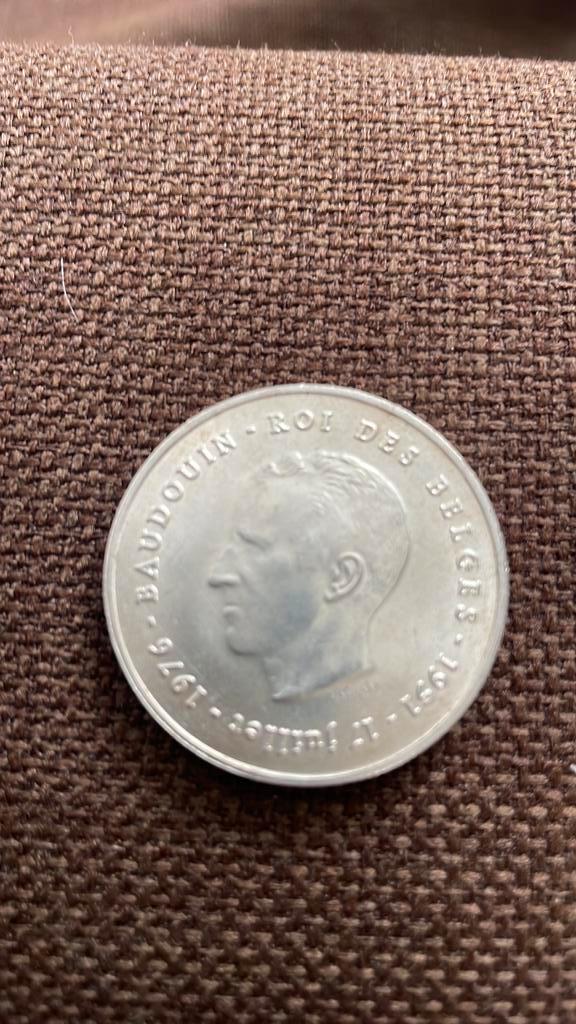 Zilveren munt 250F, Timbres & Monnaies, Monnaies | Belgique, Argent, Enlèvement