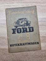 Duitse Handleiding 1940 - Ford 4 8 Cylinder Wehrmacht, Enlèvement ou Envoi, Armée de terre, Livre ou Revue