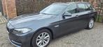 BMW520d touring voor wie een mooie en degelijke wagen zoekt, Cuir, Argent ou Gris, Boîte manuelle, Entretenue par le concessionnaire