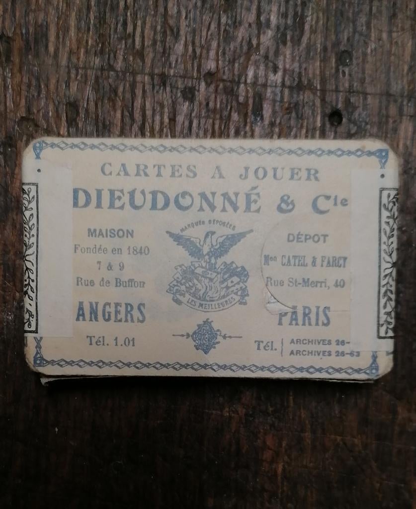 Kaartspel voor verzamelaars Dieudonné et Compagnie, Verzamelen, Speelkaarten, Jokers en Kwartetten, Verzenden, Nieuw, Speelkaart(en)