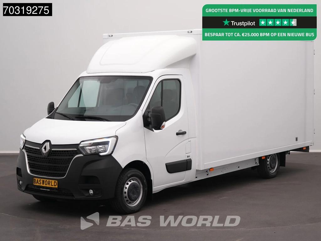 Renault Master 165PK BPM VRIJ Lowliner Bakwagen Navi LED Air, Auto's, Stof, Euro 6, 4 cilinders, Renault