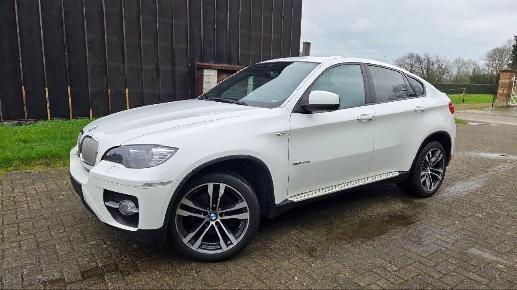 BMW X6 4.0D van 2011, goede staat!, Euro 5, Zwart, Wit, X6