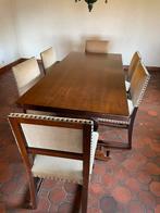 Eettafel hout met 6 stoelen, Huis en Inrichting, Tafels | Eettafels, Ophalen