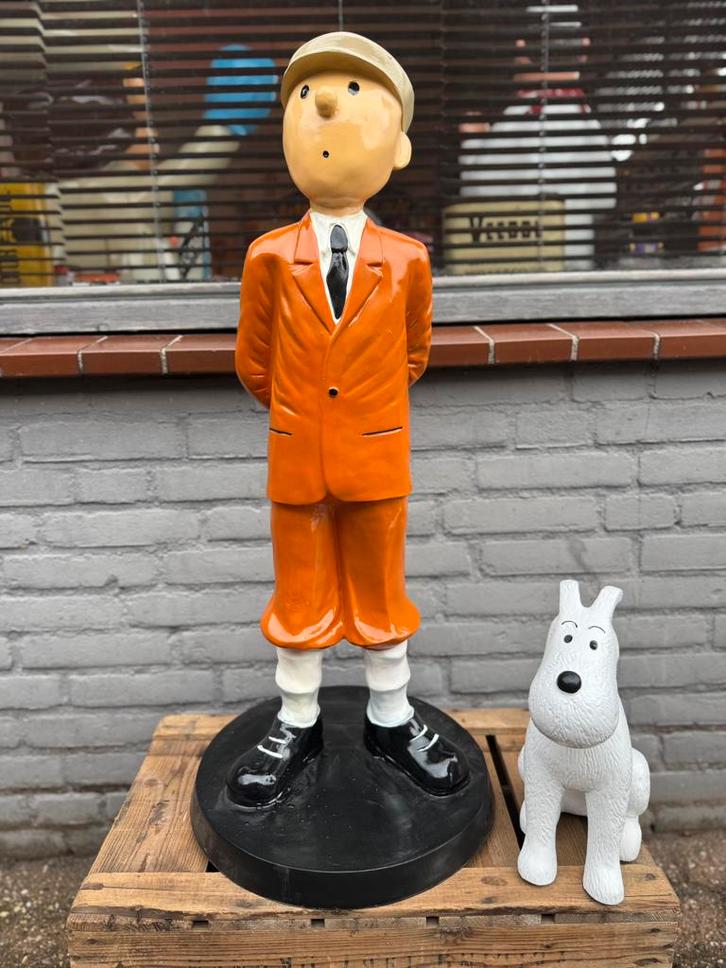 Groot Kuifje beeld, Verzamelen, Beelden en Beeldjes, Zo goed als nieuw, Mens, Ophalen