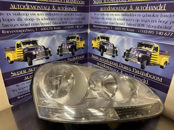 Vw golf 5 koplamp rechts, Auto-onderdelen, Verlichting, Volkswagen, Gebruikt