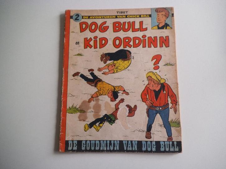 Chick Bill 2 De goudmijn van Dog Bull  1959, Boeken, Stripverhalen, Gelezen, Eén stripboek, Ophalen of Verzenden