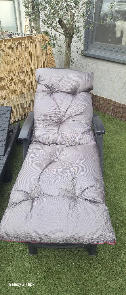 Transat + Matelas moelleux Made in France, Jardin & Terrasse, Enlèvement ou Envoi, Neuf