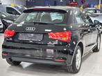 Audi A1 Sportback 1.0TFSI Gps Clim Blue Sensors Cd StartStop, Auto's, Stof, 95 pk, Zwart, Bedrijf