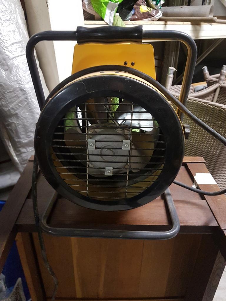 Radiateur de chantier, Enlèvement