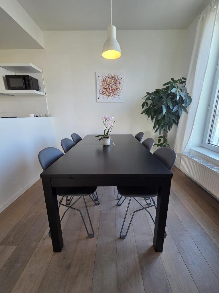 Rechthoekige eettafel, Huis en Inrichting, Ophalen, Gebruikt, 50 tot 100 cm, Modern, strak