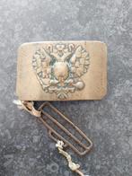 Russisch koppelslot Trench Art Belgische soldaat wo1, Ophalen of Verzenden