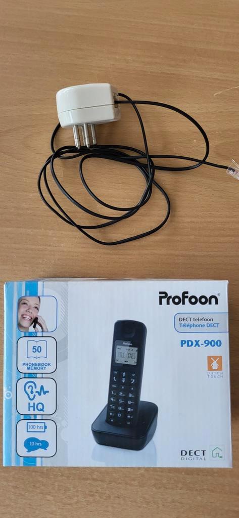 Profoon PDX-900, draadloze DECT-telefoon, Telecommunicatie, Vaste telefoons | Handsets en Draadloos, Ophalen