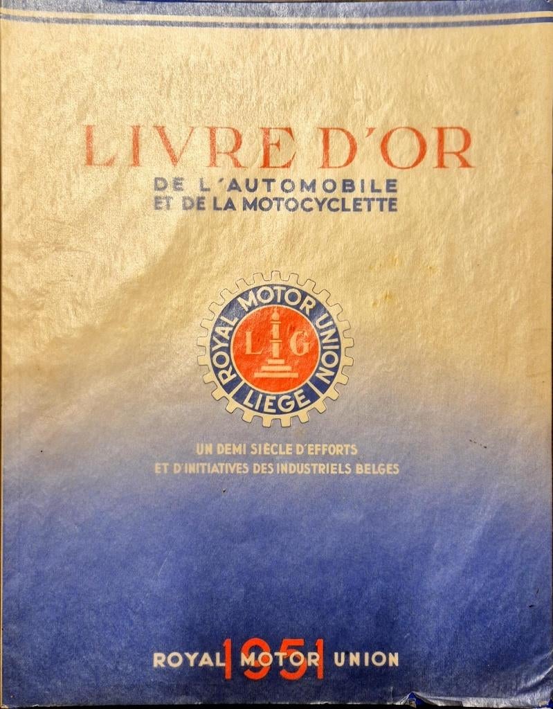 Livre d’or de l’automobile et de la motocyclette - 1951, Enlèvement ou Envoi, Comme neuf