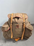 Sac à dos en toile militaire vintage français des années 60, Enlèvement ou Envoi