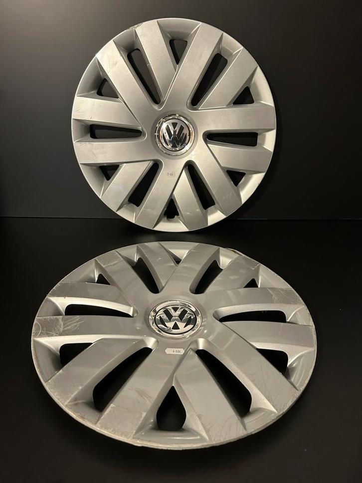 2 originele VW Polo 15" wieldoppen, Auto diversen, Wieldoppen, Gebruikt, Ophalen of Verzenden