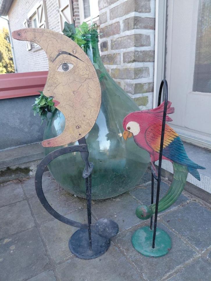 2 x gobelet d'équilibre/sculpture d'équilibre - équilibreur, Antiquités & Art, Curiosités & Brocante, Enlèvement ou Envoi