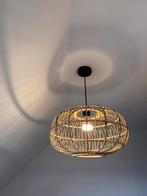 Prachtige Bamboe/Rotan Hanglamp – Boho & Japandi Stijl, Ophalen, Zo goed als nieuw