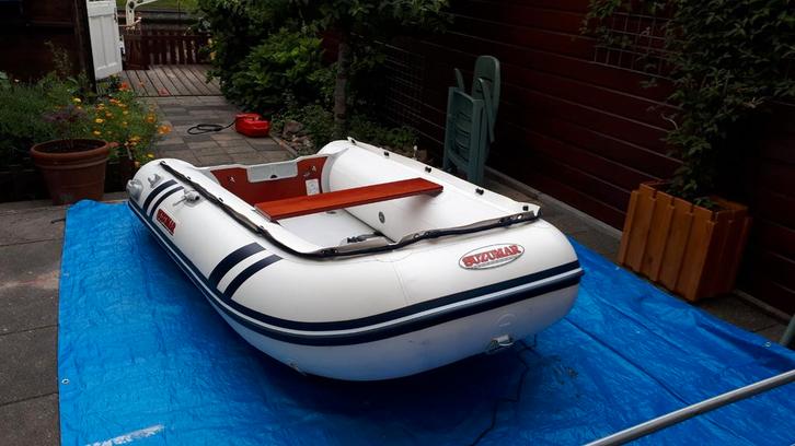 Polyester  boot SUZUMAR 4m +suzuki  6pk gebruik als bijboot, Watersport en Boten, Motorboten en Motorjachten, Polyester, Tot 6 meter