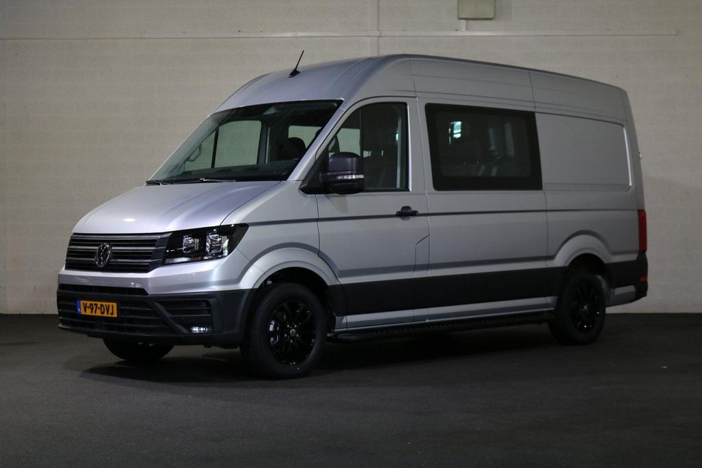 Volkswagen Crafter 2.0 TDI 140pk L3 H3 DC Automaat Airco Nav, Autos, Camionnettes & Utilitaires, ABS, Air conditionné, Verrouillage central