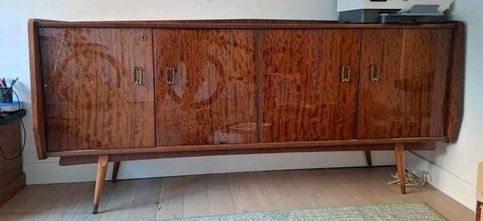 Vintage dressoir en tafel, Ophalen, Gebruikt, Vintage