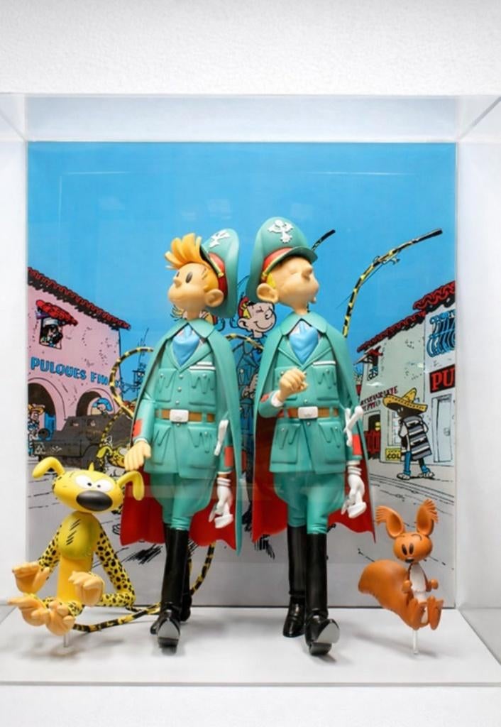 Spirou et Fantasio dictateurs, Verzamelen, Stripfiguren, Gebruikt, Beeldje of Figuurtje, Kuifje, Ophalen of Verzenden