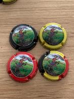 4 champagne capsules Michel Littiere “Ronde van Italië “, Collections, Collections complètes & Collections, Enlèvement ou Envoi