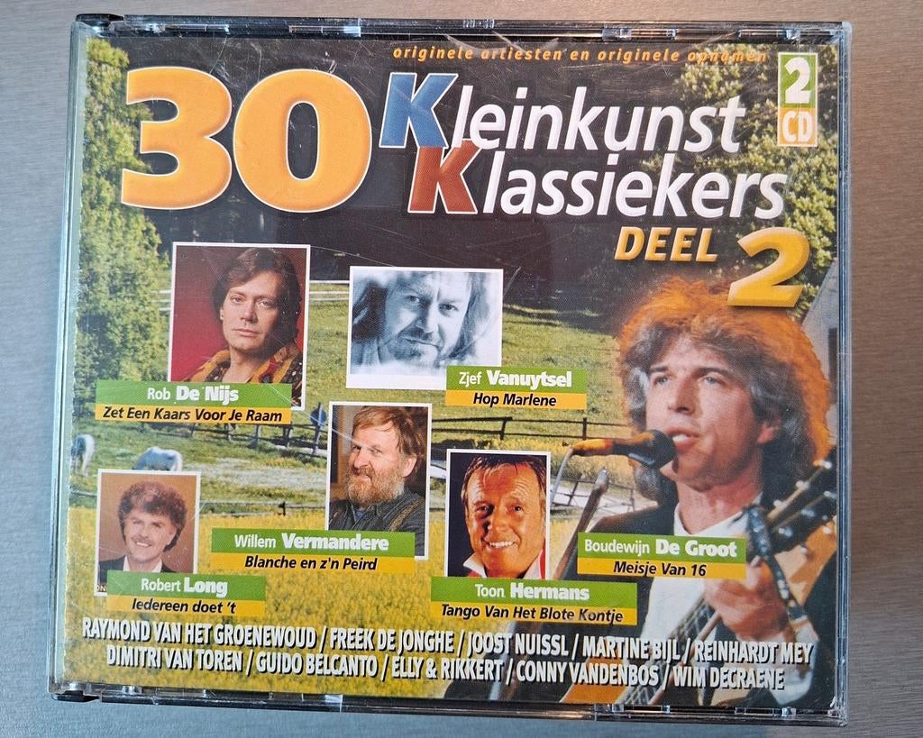 2cd box. 30 kleinkunst Klassiekers. Deel 2., Cd's en Dvd's, Cd's | Verzamelalbums, Ophalen of Verzenden