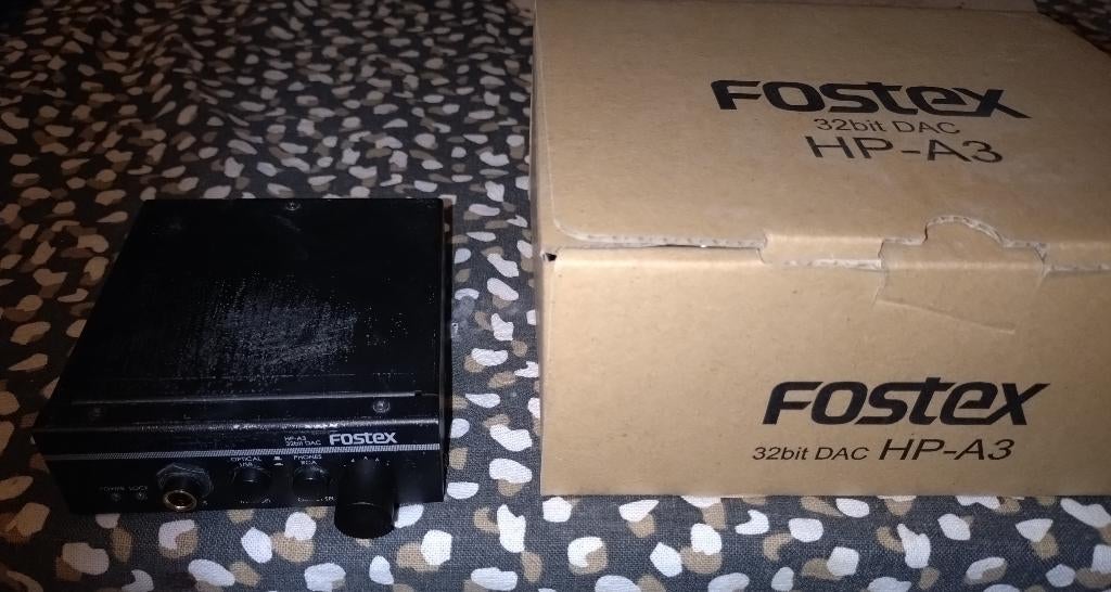 Fostex HP-A3 – 32-bit DAC + hoofdtelefoon – Gemaakt in Japan, Audio, Tv en Foto, Versterkers en Ontvangers, Gebruikt, Overige merken