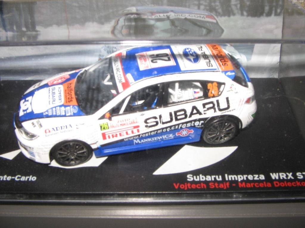 subaru rallywagens op 1/43, Hobby & Loisirs créatifs, Voitures miniatures | 1:43, Enlèvement ou Envoi, Voiture, Autres marques