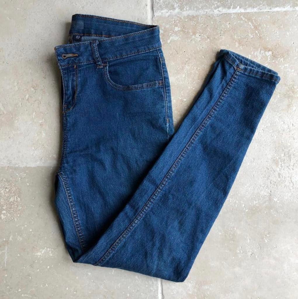 Kiabi Skinny Jeans, Ophalen, Gedragen, Blauw
