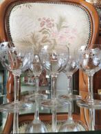 Antieke kristallen glazen, Ophalen of Verzenden