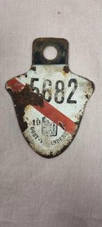 Fietsplaat 1915 o vl, Ophalen of Verzenden