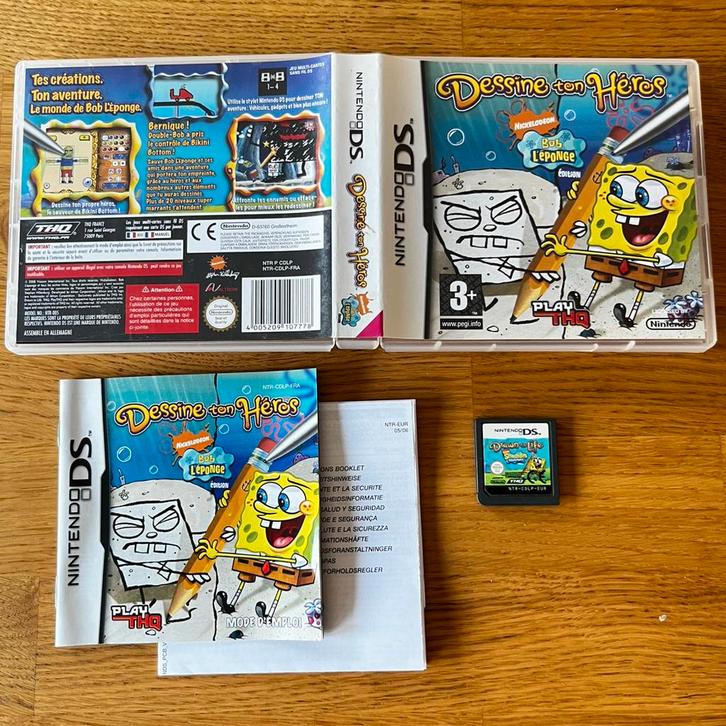 Draw Your Hero: SpongeBob-spel voor Nintendo DS, Games en Spelcomputers, Games | Nintendo DS, Gebruikt, Vanaf 3 jaar, Ophalen of Verzenden