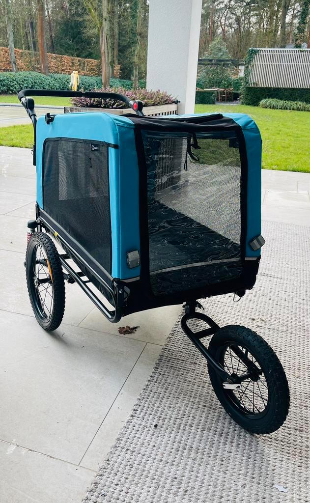 Hondenbuggy- Fietskar, Dieren en Toebehoren, Honden-accessoires, Zo goed als nieuw, Ophalen