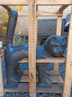 kat in terrazzo, Ophalen, Nieuw, Steen, Dierenbeeld