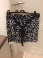 Rok ,blauw gevlekte stof ,XL, Kleding | Dames, Rokken, Ophalen of Verzenden, Blauw