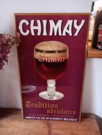 Brasserie bière pub Trappiste Chimay Tradition Séculaire, Enlèvement ou Envoi, Comme neuf, Panneau, Plaque ou Plaquette publicitaire