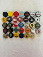 34 verschillende bier kroonkurken ., Ophalen of Verzenden, Gebruikt