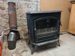 Poele à bois Franco-belge (peu utilisé) - Limousin 10 kW, Maison & Meubles, Poêles, Enlèvement, Utilisé, Bois, Autoportant