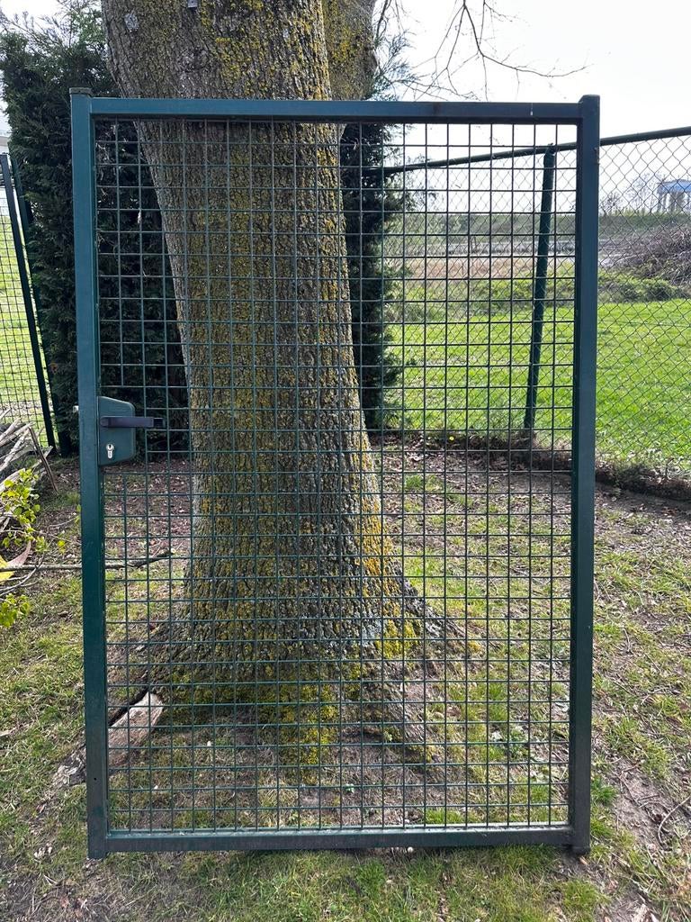 Tuinpoort, Ophalen, Gebruikt, 100 tot 150 cm, Aluminium
